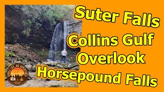 Hiking to Suter Falls and Horsepound Falls in Tennessee