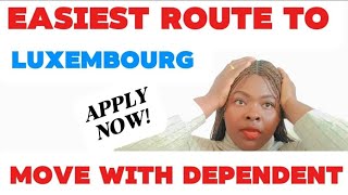 EASIEST WAY TO RELOCATE TO LUXEMBOURG, JOB OPPORTUNITIES, STUDY IN LUXEMBOURG