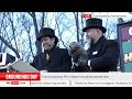 punxsutawney phil makes 2025 groundhog day prediction