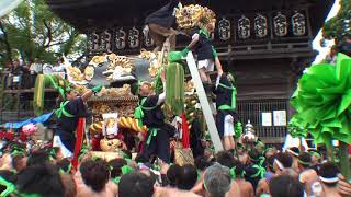 2017 平成29年 灘のけんか祭り（宵宮） 木場屋台 宮入