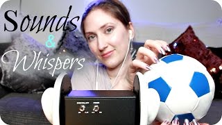 ASMR Tapping, Scratching, Brushing & Ear Cupping Triggers for Tingles ❤️ Close Up Whisper
