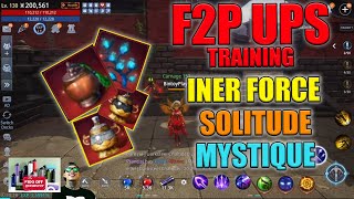 Mir4 Trying to UPS my Training | Inner Force | Solitude | Mystique | The F2p Way