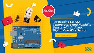 DHT22 Temperature and Humidity Interfacing with Arduino | Digital One wire sensor