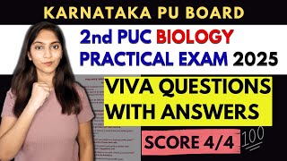 2nd PU Biology Practical Exam 2025 | Viva Questions With Answers @BotanyBloom5