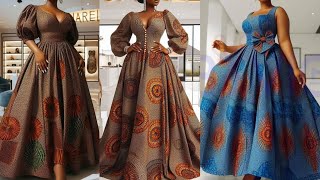 55+ Best Stylish Ankara Long Dress Styles for Black Women,Unique Ankara Gown Styles~African Fashion