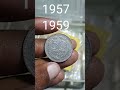 1957 1959 50 paise coin value 50 paise coin value one lakh shorts