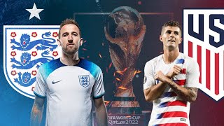 🔴LIVE: ENGLAND VS USA LIVE WATCH ALONG| FIFA WORLD CUP 2022| LIVE COMMENTARY & TICKER SCORECARD