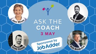 Ask the Coach - Episode 82 - Fri 3 May (11.45am BST)