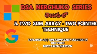 Two Sum in Sorted Array | Optimal O(n) Two-Pointer Technique Explained in Java | DSA Nerchuko Series