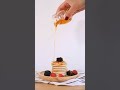 Pouring honey on pancakes🥞 #foodiesji #shorts #homemade #viralvideo #trending #healthy #snacks