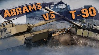 Т-80 и Т-90 против Абрамса! [War Thunder]