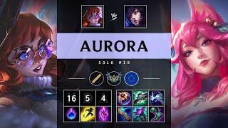 Aurora Mid vs Ahri: Triple Kill, Godlike - EUW Challenger Patch 14.16