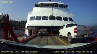 BC Ferry Horseshoe Bay and Langdale Terminal Loading Unloading