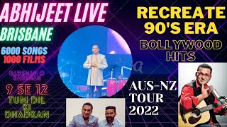 Bollywood Singer Abhijeet Bhattacharya Live in Brisbane Hindi songs #live #90's era