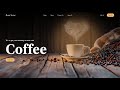 How to Make Responsive Coffee Website with HTML & CSS