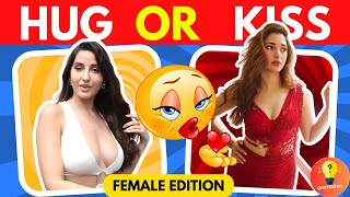 HUG or KISS Female Edition SMASH or PASS QUIZ