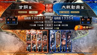 【三国志大戦5】2019/6/15 空拳vs俺屍