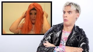 Hairdresser Reacts to Jenna Marbles Making a Wig