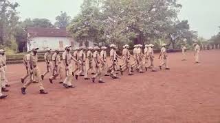 Police parade practice at melmuri camp(msp)