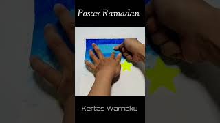 Cara Membuat Poster Ramadan 3D ||  poster ramadhan #shorts