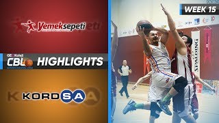 GEO CBL Week 15: Yemeksepeti v Kordsa | Full Game Highlights | Mar. 2, 2019