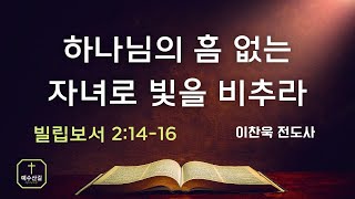 하나님의 흠 없는 자녀로 빛을 비추라 | 이찬욱 전도사