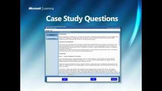 Microsoft Certification Exam Demo. Case Study Questions. Chapter 5 v4a