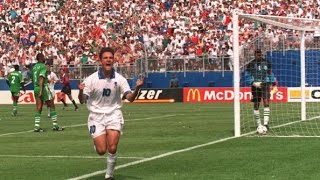 Roberto Baggio - Secondo Goal Italia-Nigeria (USA 94) Bruno Pizzul