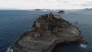 世界遺産、長崎県の軍艦島　, World Heritage Gunkanjima in Nagasaki Prefecture