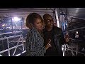 Eve and Dave Chappelle Backstage at the GRAMMYs | 60th GRAMMYs