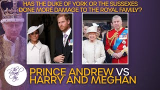Prince Andrew Vs Harry & Meghan: Who Has Done More Damage To Royal Family?