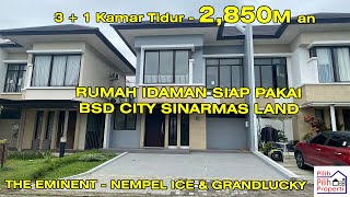 RUMAH BSD SINARMASLAND THE EMINENT SIAP PAKAI