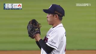 [2018 KBO 정규리그] 만루의 위기, 추격을 뿌리치는 김승회! (07.31)