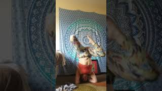 Headstand practice