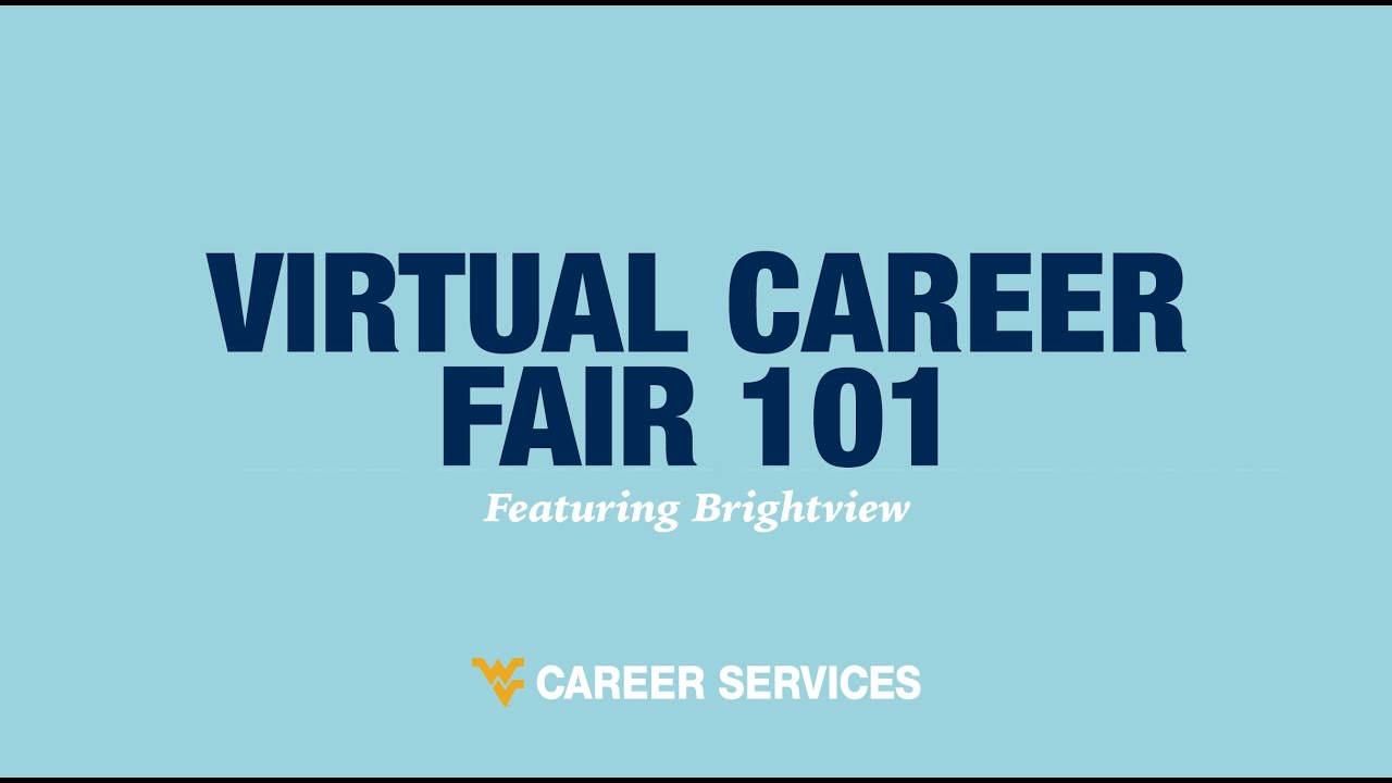 Virtual Career Fair 101 Presentation, Featuring BrightView - YouTube