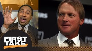 Stephen A. Smith: Jon Gruden needs Super Bowl win in 3 years to be worth money | First Take | ESPN