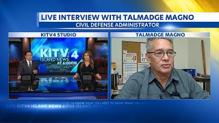 Hawaii Civil Defense Administrator joins KITV4 live from the Big Island