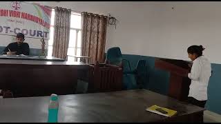 Rajiv Gandhi law College Tonk moot court practice