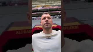 Lukas Podolski, Galatasaray Nef Stadyum müzesini ziyaret etti...