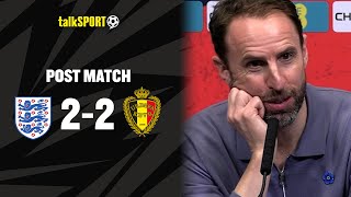Gareth Southgate Gives His REACTION To England's Late Equaliser Vs Belgium That Made It 2-2! 🔥👀