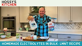 Homemade Bulk Electrolyte Drink Based On LMNT Recipe