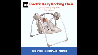 [iDS] Electric Baby Rocking Chair Newborn Infants Rocker Bed Baby Automatic Cradle Recliner