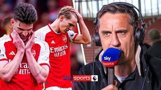 Gary Neville on Arsenal's title challenge | 'It's all eyes on Arsenal on how they react'