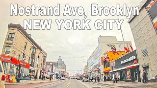 Driving on Nostrand Ave, Brooklyn, NY