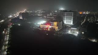 SRM IST KTR Campus | Stunning Aerial Night View 🌃✨