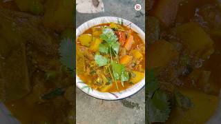 ଆଳୁ ବିନ୍ ଗାଜରର ସ୍ୱାଦିଷ୍ଟ ରେସିପି 👌😋 Aloo beans curry recipe 👌#trending #potato #carrot #curry #reels