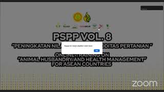 PSPP Vol. 8 Peningkatan Nilai Tambah Komoditas Pertanian Mengantisipasi El Nino [Day 1]