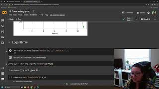 Forecasting using Logarithmic and Exponential Functions in Python