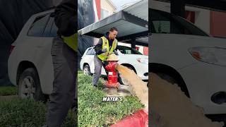 The Real Reason Fire Hydrants Get Flushed 🔥🚫#FireHydrant #Firefighters #FireSafety#DidYouKnow