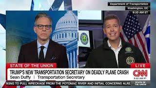 'Please tell us!' CNN's Tapper presses Secy Duffy on Trump's claim DEI caused air crash